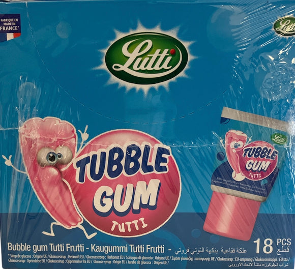 Pink Strawberry Flavour Tubble Gum (1 x 18pk)