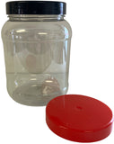 2.25lt Standard Round Style Empty Jar with 1 x Lid