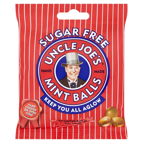 Uncle Joe's Sugar Free Mint Balls Pre-Packs 12 x 60g