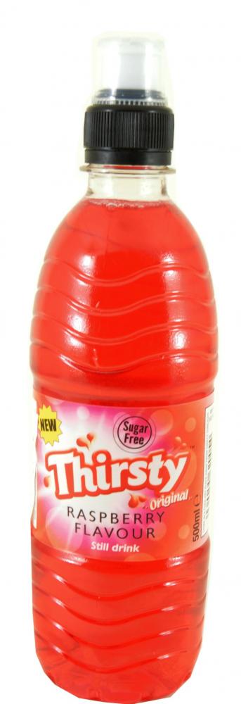 Thirsty Raspberry Sports Cap Sugar Free 12 x 500ml
