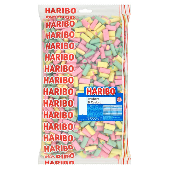 Haribo Rhubarb & Custard 3kg Bag