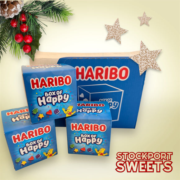 Haribo - Fruit Flavour / Sweet Foam Gums -  Happy Gift Box - 6 x 120g