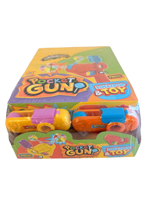 Johny Bee - Pocket Gun Pop Lollipop -  16pk x 5g