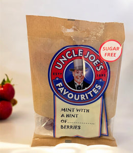 Uncle Joe's - Sugar Free Mint With A Hint Of Berries - Pre-Packs 12 x 60g