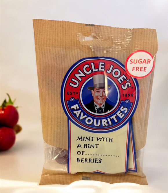 Uncle Joe's - Sugar Free Mint With A Hint Of Berries - Pre-Packs 12 x 60g