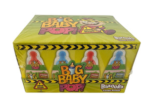 Big Baby Pops, Mega Sour  - 12 x 32g