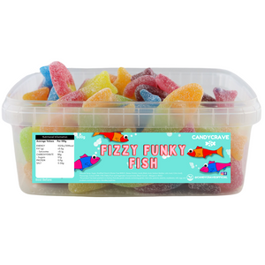 Candy Crave (Mon) Fizzy Funky Fish - 600g Tub