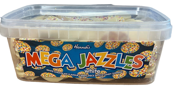 Hannah's White Chocolate Jazzles Disc Tub