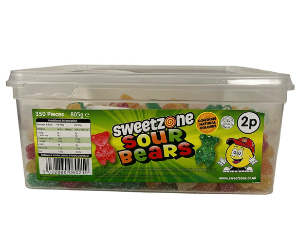 SweetZone 2p Sour Bears 1 x 805g - Halal