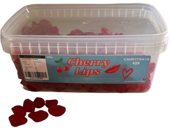 Candy Crave (Mon) Cherry Lips - 600g Tub