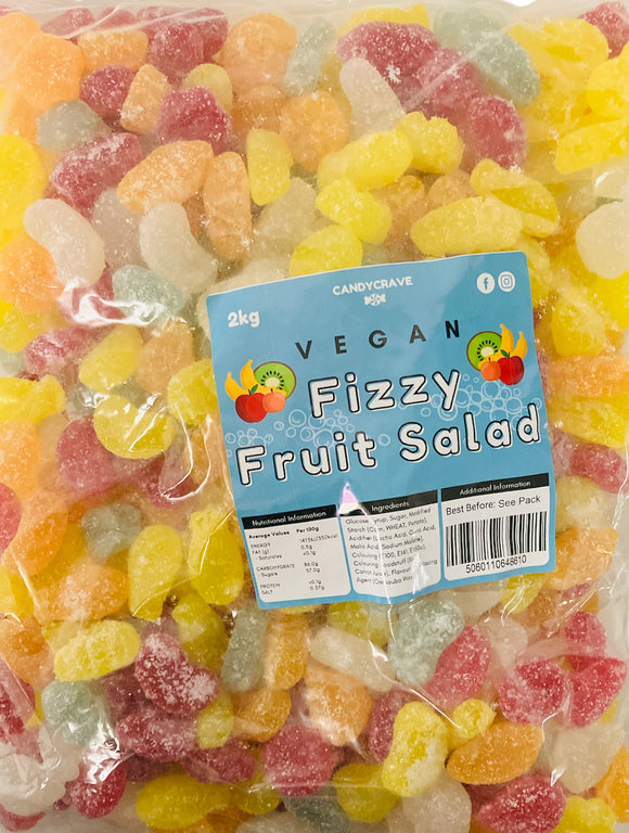 Candy Crave (Mon) Fizzy Fruit Salad - Vegan (1x2kg) Bags