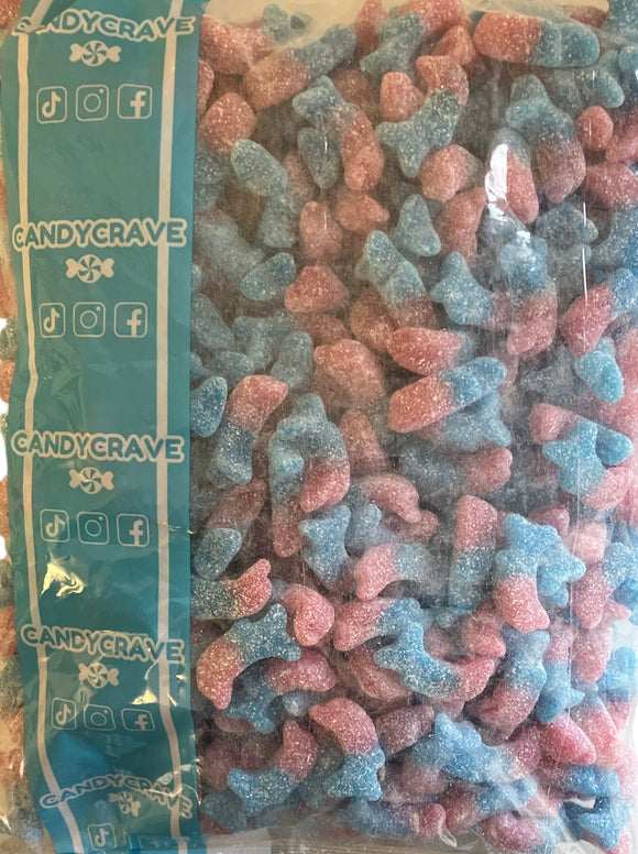 Candy Crave (Mon) Fizzy Bubblegum Dolphins - Vegan (1x2kg) Bags