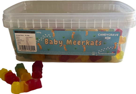 Candy Crave (Mon) Baby Meerkats - 600g Tub