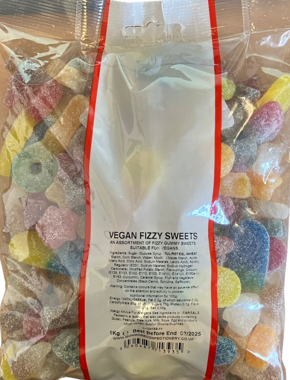 Candy Crave (Mon) Vegan Fizzy Sweets - 1kg bag