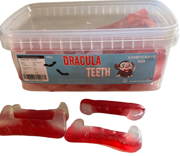 Candy Crave (Mon) Dracula Teeth - 600g Tub