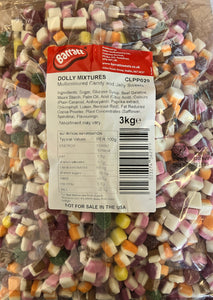 Barratt / Tangerine / Taveners - Dolly Mixtures  -  Bulk Bag  3kg