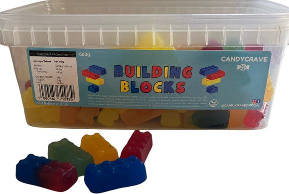 Candy Crave (Mon) Building Blocks - 600g Tub