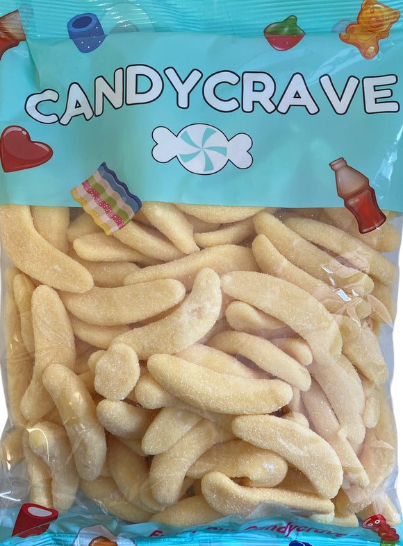 Candy Crave (Mon) Banana Flavour Sour Gummy Candy - Halal - 1kg Bag
