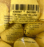 Monmore Yellow Halal Marshmallows (1 x 1kg)