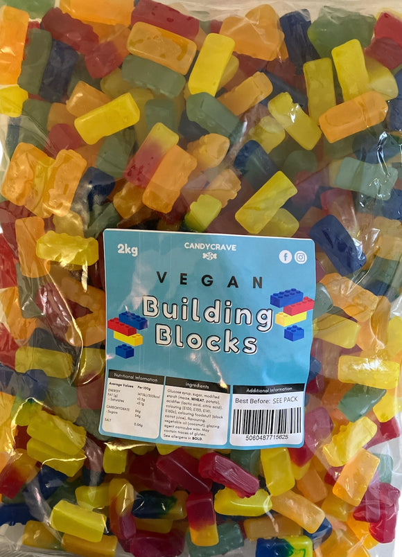Candy Crave (Mon) Building Blocks - Vegan (1x2kg) Bags