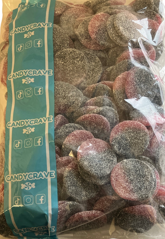 Candy Crave (Mon) Vegan Fizzy Raspberry / Liquorice Sunsets  - 2kg Bag