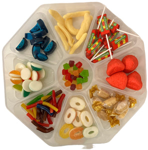 Party Platter / Nibbles Tray - 8 Sections, Comes with Air Tight Lid