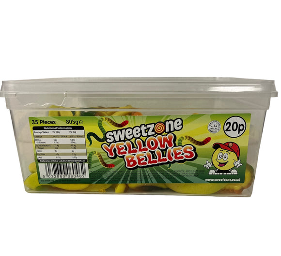 Sweetzone 20p Yellow Bellies 1 x 805g - Hallal