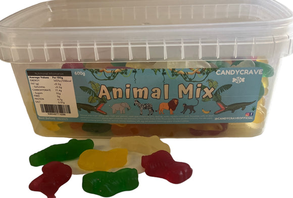 Candy Crave (Mon) Animal Mix - 600g Tub