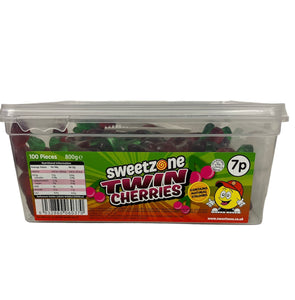Sweetzone 7p Twin Cherries Tub  - 800g - Halal