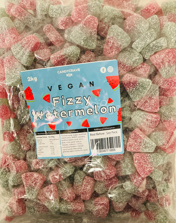 Candy Crave (Mon) Fizzy Watermelon - Vegan (1x2kg) Bags