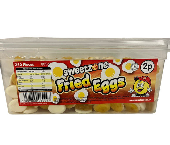 SweetZone 2p Jelly Fried Eggs 1 x 805g Tub - Halal