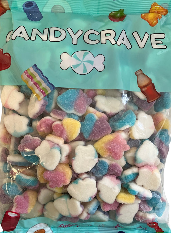 Candy Crave (Mon) Unicorn Fruit  Flavour Sour Gummy Candy - Halal - 1kg Bag
