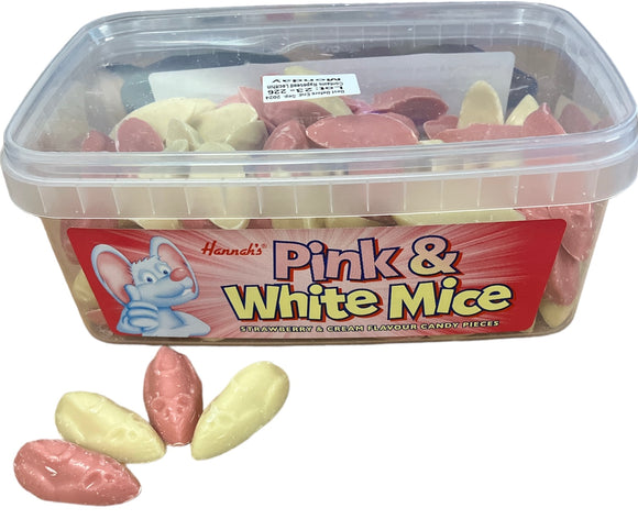 Hannahs Pink & White Mice Tub