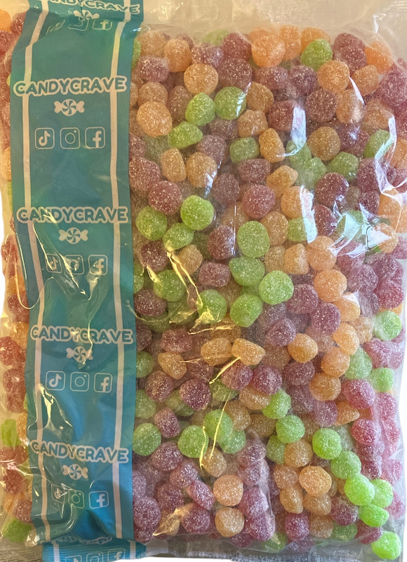 Candy Crave (Mon) Fizzy, Sour Dots - Vegan (1x2kg) Bags