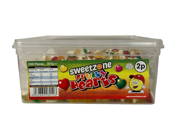 SweetZone 2p Fruity Hearts 1 x 805g - Halal