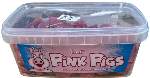 Hannah's Pink Chocolate Flavour Pigs Tub