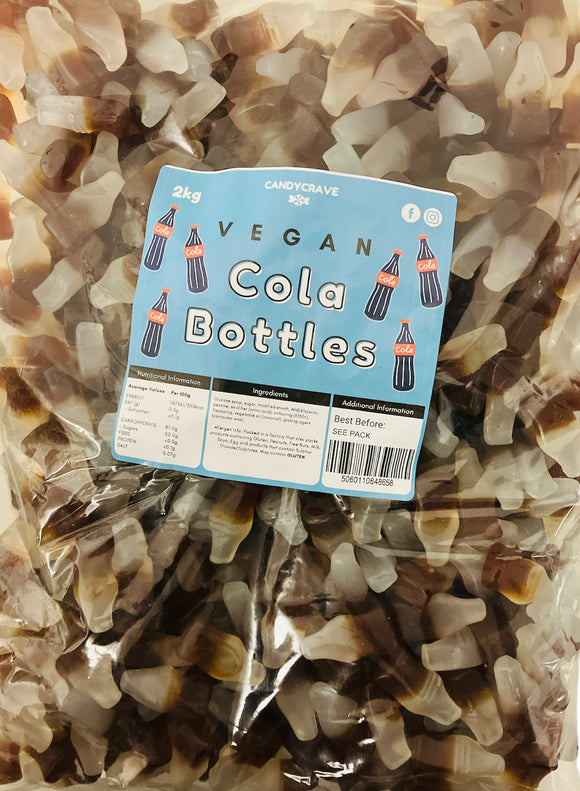 Candy Crave (Mon) Cola Bottles - Vegan (1x2kg) Bags