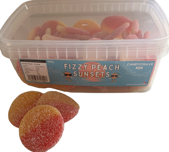 Candy Crave (Mon) Fizzy Peach Sunsets - 600g Tub