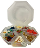 Party Platter / Nibbles Tray - 8 Sections, Comes with Air Tight Lid