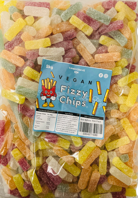 Candy Crave (Mon) Fizzy Chips - Vegan (1x2kg) Bags