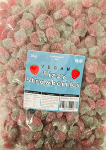 Candy Crave (Mon) Fizzy Strawberries - Vegan (1x2kg) Bags