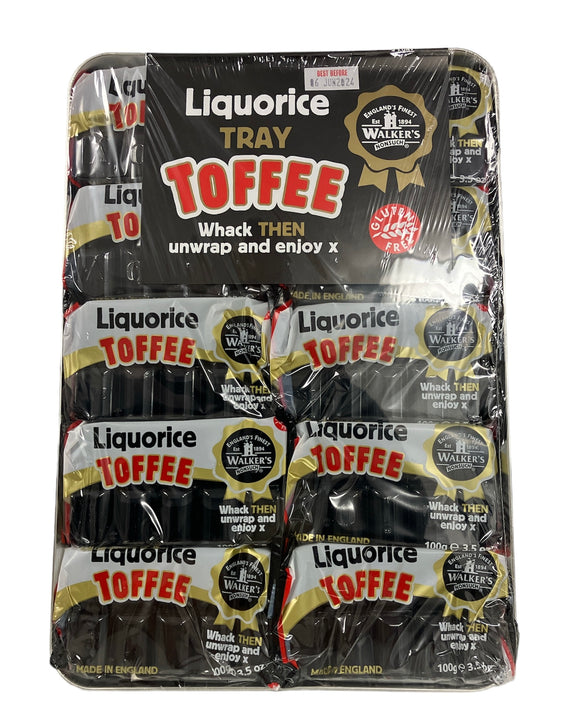 Walkers Nonsuch Liquorice Toffee Tray 10 x 100g - Gluten Free