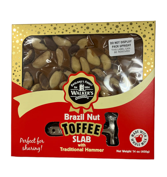 Walkers Nonsuch Brazil Nut Toffee Slab 400g