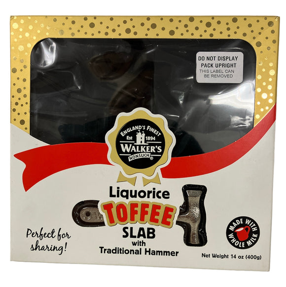 Walkers Nonsuch Liquorice Toffee Slab 400g