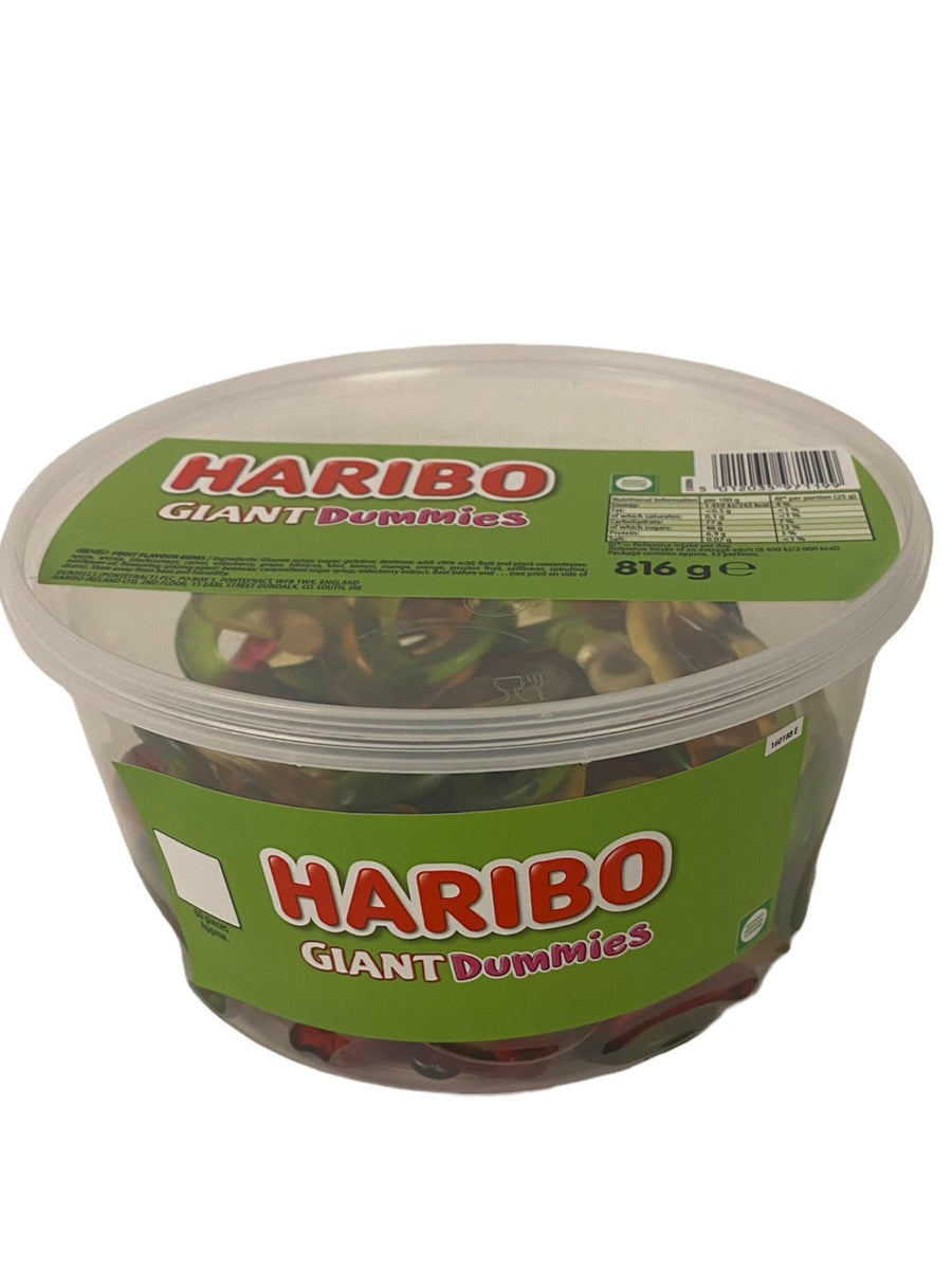 Haribo Giant Dummies Tub 816g – Stockport Sweets