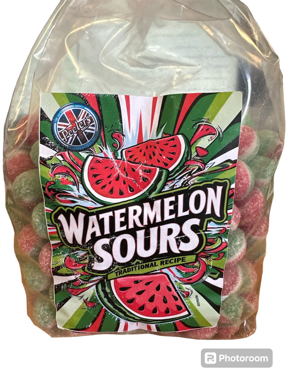 Mitre Confectionery - Watermelon Sours Poly Bag 1 x 3kg