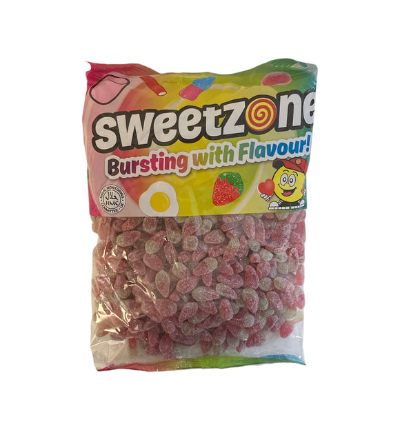 Sweetzone Premium Fizzy Mini Strawberries 1kg Bag