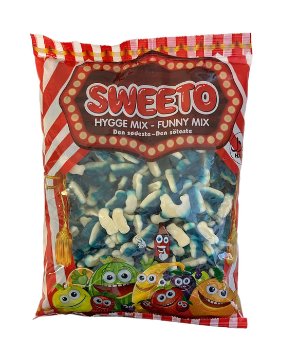 Sweeto Funny Mix- Fruit Flavoured Jelly Small Dolphin - 1kg bag