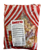 Sweeto Funny Mix- Fruit Flavoured Fizzy Gummy Heart - 1kg bag