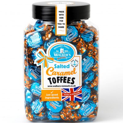 Walkers Nonsuch Salted Caramel Toffee Jar 1 x 2.5kg